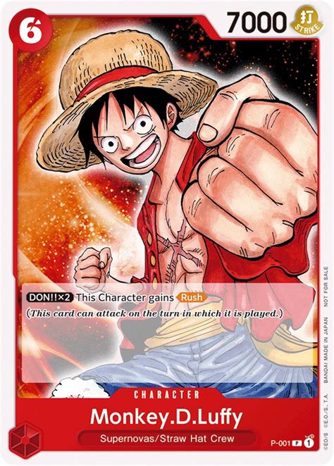One Piece Card Game Promo Monkey D. Luffy P.